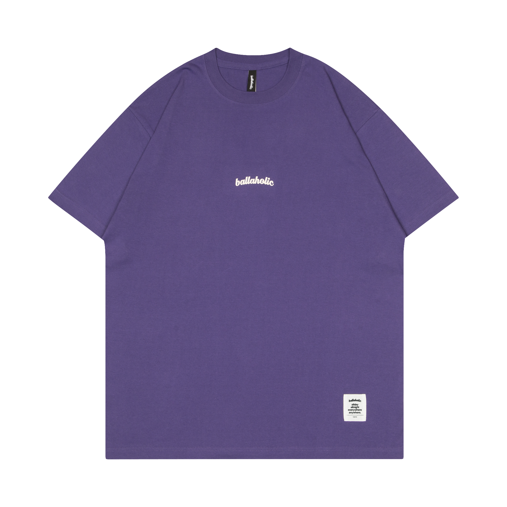 商品写真：Small Logo Tee (purple/white)