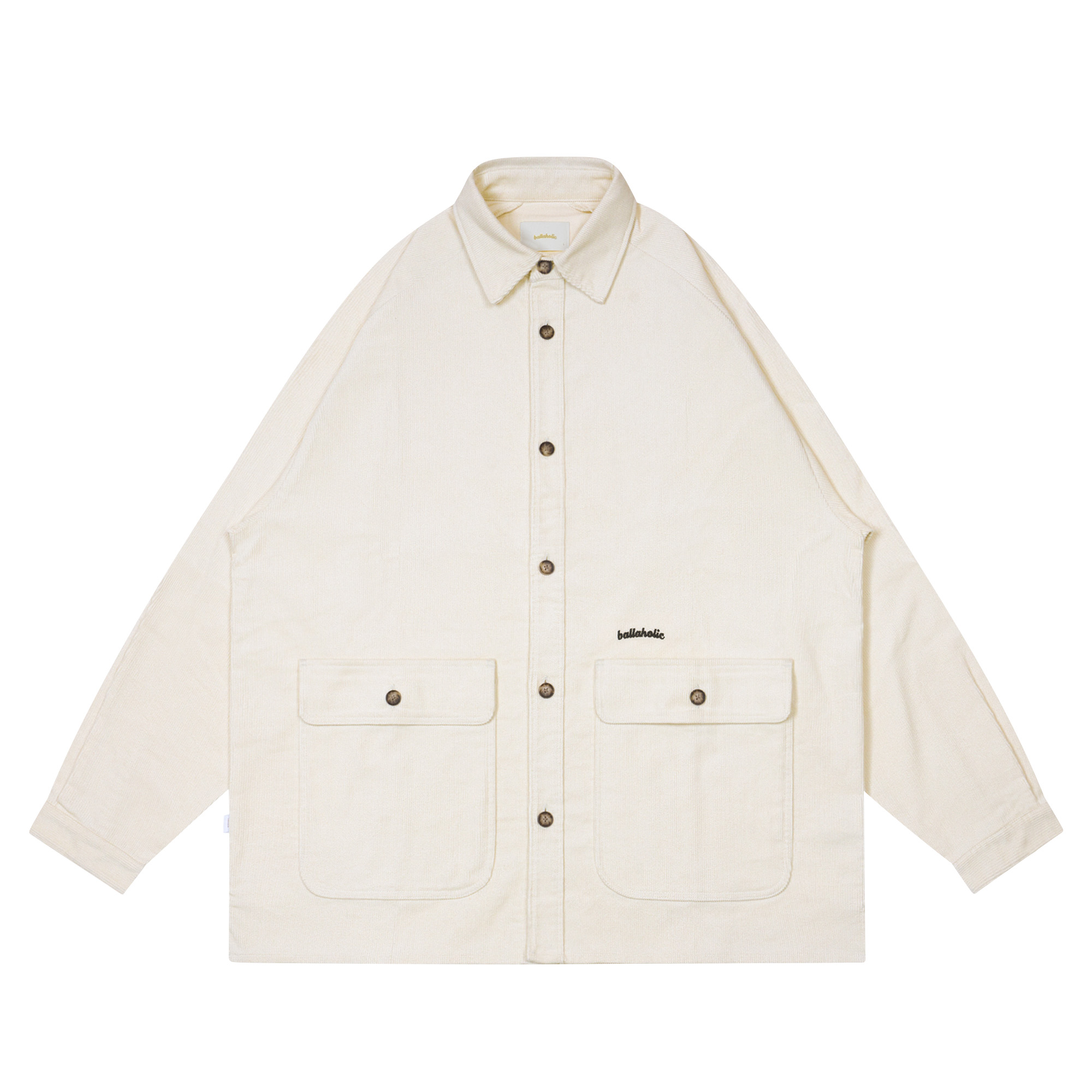 商品写真：Logo Corduroy Shirt Jacket (off white)