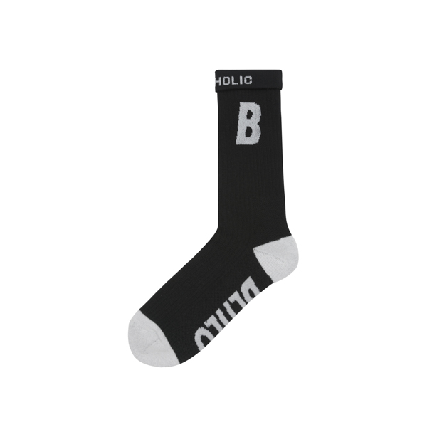 ballaholicオンラインショップ / B Socks (black/white)